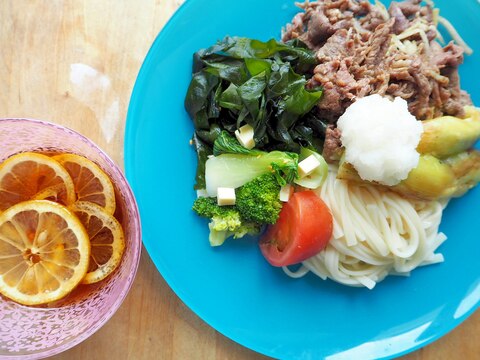 スタミナレモンうどん